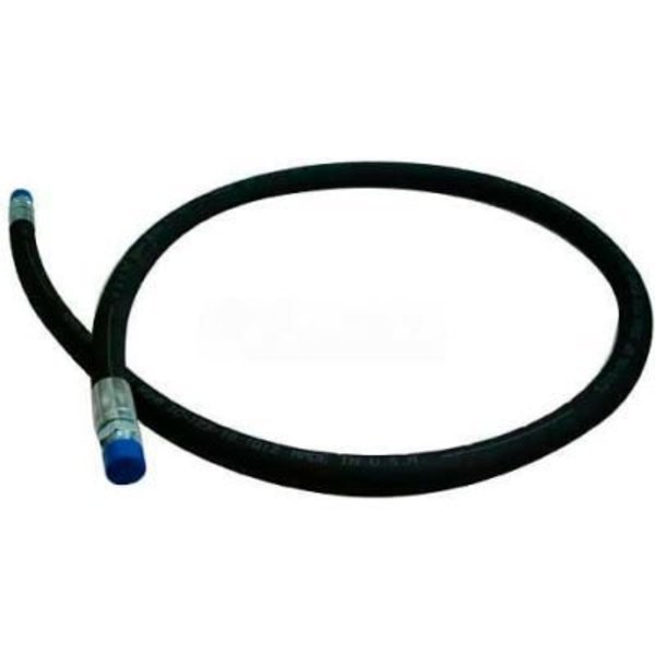 Apache Apache Hydraulic Hose Assembly 98398321, 100R2AT Cpld., 3500 PSI, 1/2" MNPT, 1/2" Hose ID X 60"L 98398321